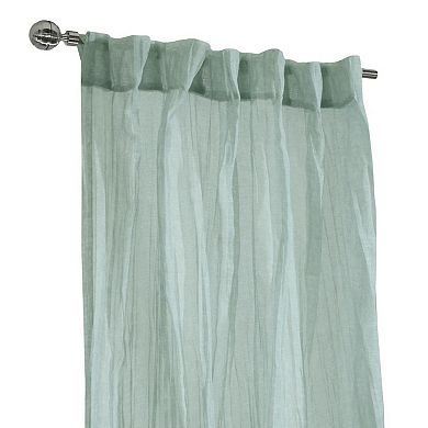 Sheer Dual Header Fashionable And Functional Premium Curtain Panel