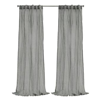 Sheer Dual Header Elegant And Functional Premium Curtain Panel