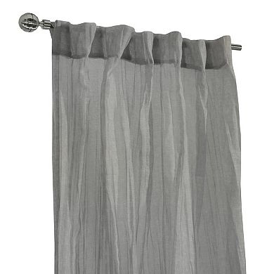 Sheer Dual Header Elegant And Functional Premium Curtain Panel