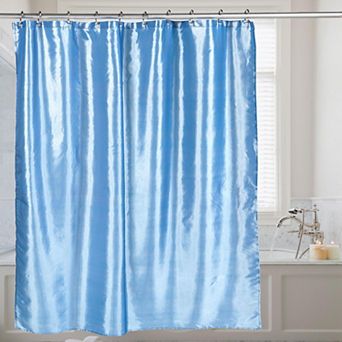 Shimmer Faux Design Premium Looks Silk Best Good Quality Shower Curtain