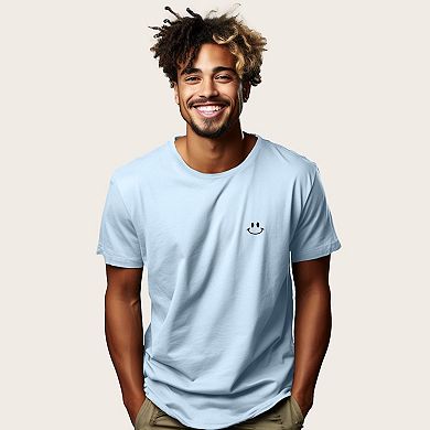Dalix Smile Face T Shirt Mens