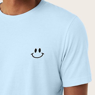 Dalix Smile Face T Shirt Mens