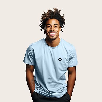 Dalix Smile Face T Shirt Mens