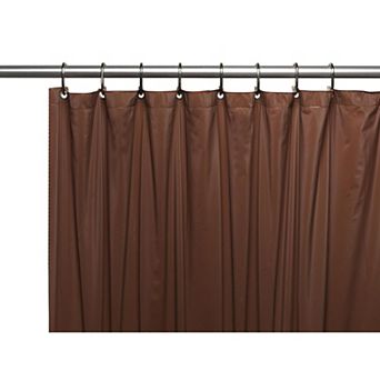 Premium 4 Gauge Vinyl Shower Curtain Liner with Weighted Magnets and Metal Grommets
