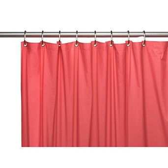Premium 4 Gauge Vinyl Shower Curtain Liner with Weighted Magnets and Metal Grommets