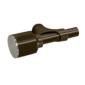 Patented Blackout Exclusive Curtain Rod Cap Finial Extendable