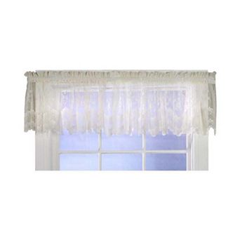 Habitat Mona Lisa Jacquard Scalloped Lace Tailored Valance