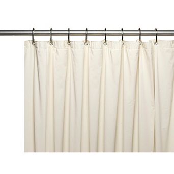 Vinyl Shower Curtain Liner With Weighted Magnets And Metal Grommets