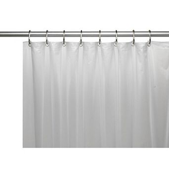 Vinyl Shower Curtain Liner With Weighted Magnets And Metal Grommets