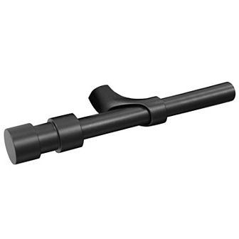 Patented Blackout Exclusive Curtain Rod Double Cap Finial Extendable