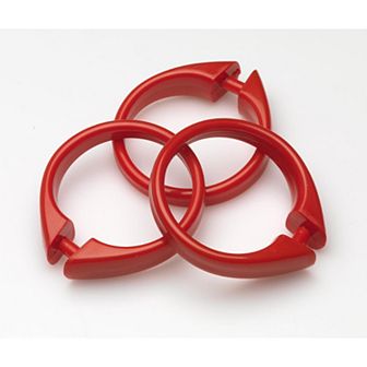 Snap Best Quality Plastic Shower Curtain Hooks in Jade Green for a Trendy and Nature-Inspired