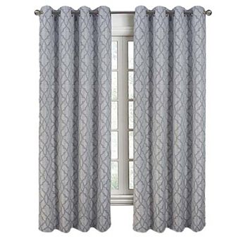 Brookfield Jacquard High Quality Light Filtering Grommet Curtain Panel