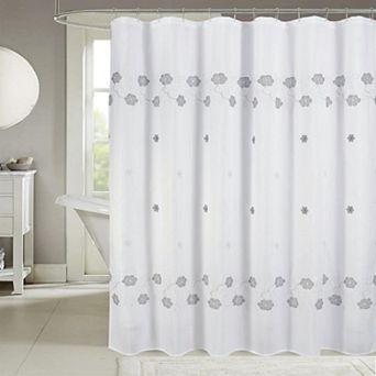 Tiffany Embroidered Premium And Stylish Shower Curtain 70" X 72"