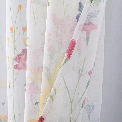 Kelce Doily Grommet Light Filtering Window Curtains For Bedroom