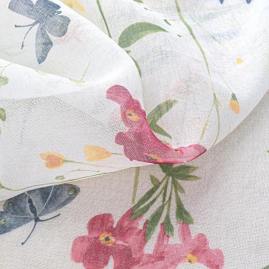 Kelce Doily Grommet Light Filtering Window Curtains For Bedroom