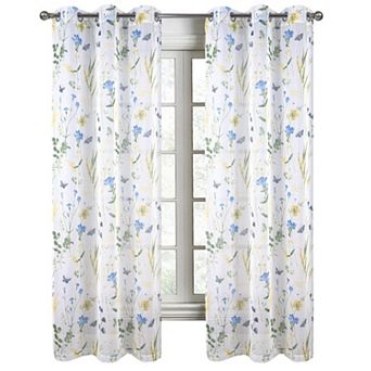 Kelce Doily Grommet Light Filtering Window Curtains For Bedroom