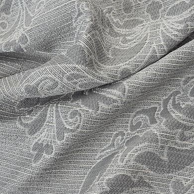 Dorian Jacquard Grommet Blackout Window Curtain Panel