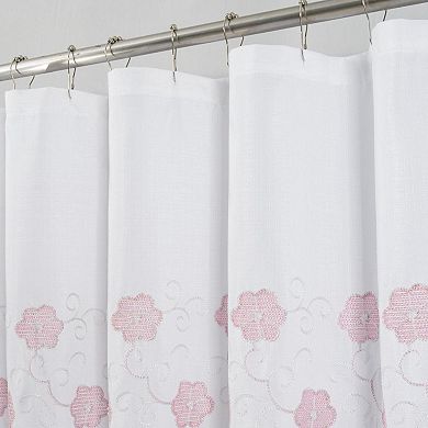 Tiffany Embroidered Premium And Stylish Shower Curtain 70" X 72"