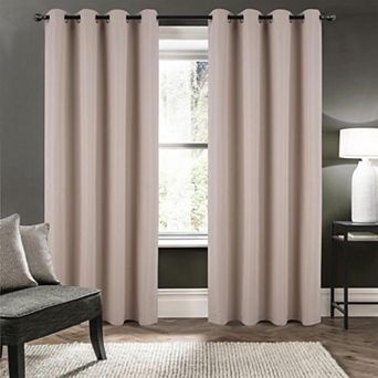 Barron Stylish 100% Blackout Grommet Curtain Panel 54" X 90" Beige