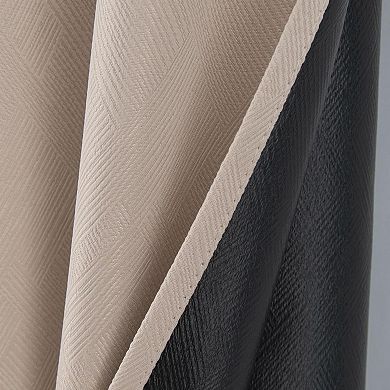 Barron Stylish 100% Blackout Grommet Curtain Panel 54" X 90" Beige