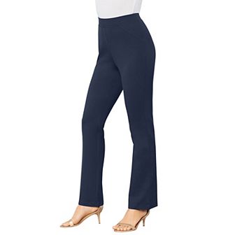 Roaman's Women's Plus Size Tall Bootcut Ultimate Ponte Pant