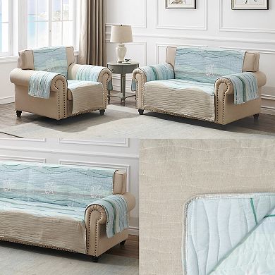 Greenland Home Maui Slipcover - Sofa 127x77", Multi