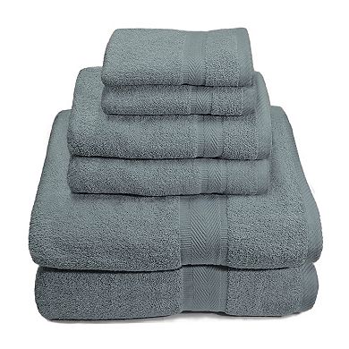 Plazatex Cozy Home 100% Cotton Towel Set - 6 Piece