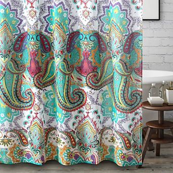 Barefoot Bungalow Nirvana Bath Shower Curtain.