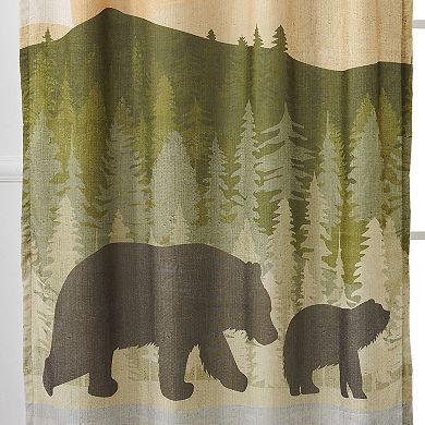 Greenland Home by The Lake Curtain Panel Pair - Set of 2 - 42x84" and 3x24", Natural