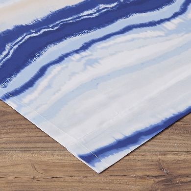 Barefoot Bungalow Crystal Cove Curtain Panel Pair - Set of 2 - 42x84" and 3x24, Blue