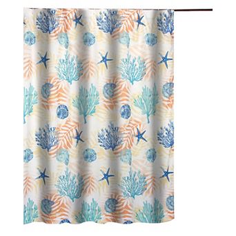 Greenland Home Fashions Montego Bath Shower Curtain - 72x72", Aqua