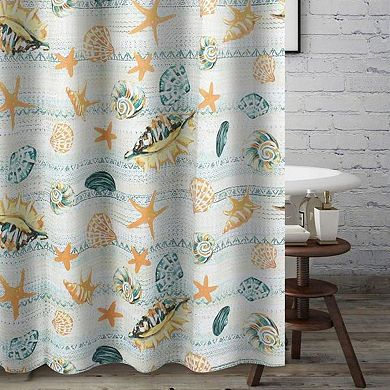 Kona Luxurious Premium Quality Reinforced Buttonhole Top Shower Curtain