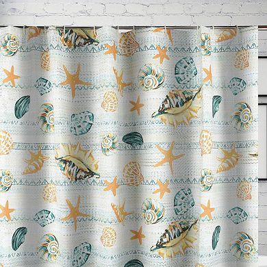 Kona Luxurious Premium Quality Reinforced Buttonhole Top Shower Curtain