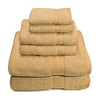 Plazatex Cozy Home 100% Cotton Towel Set - 6 pc