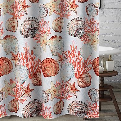 Greenland Home Fashions Beach Days Bath Shower Curtain