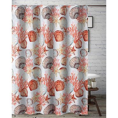 Greenland Home Fashions Beach Days Bath Shower Curtain