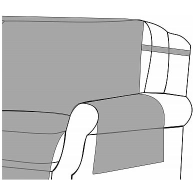 Barefoot Bungalow Willow Reversible Furniture Protector Slipcover - Sofa 127x77", Multi