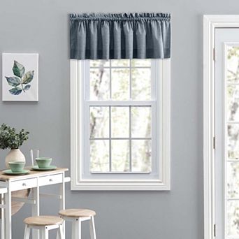 Lisa Solid Color Poly Cotton Duck Fabric Stylish Curtain Tailored Valance