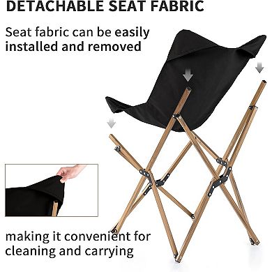 Naturehike Folding Camping Chair, Ultralight Aluminum Outdoor Camp Chair Collapsible Fishing Chair