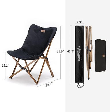 Naturehike Folding Camping Chair, Ultralight Aluminum Outdoor Camp Chair Collapsible Fishing Chair