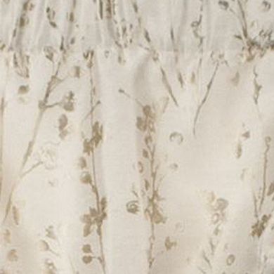 Meadow High Quality Room Darkening Solid Natural Stylish Color Lined Tie-Up Window Valance