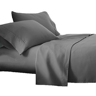 Luxurious Ultra Soft 100% Cotton Moisture Wicking Solid Color Sheet Set