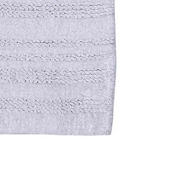 Gorgeous Textured Striped All Season Soft Plush High Quality Cotton Bath Rug.