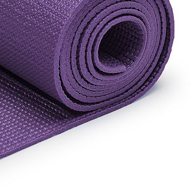 Sunny Health & Fitness Exercise Yoga Mat for Workouts and Stretching