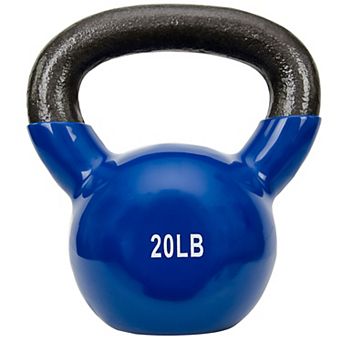 Sunny Health & Fitness Vinyl Coated Kettle Bell 20lbs