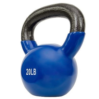 Sunny Health & Fitness Vinyl Coated Kettle Bell 20lbs