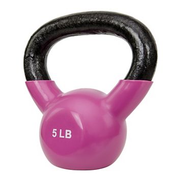 Sunny Health & Fitness Vinyl Coated Kettlebell 5lbs