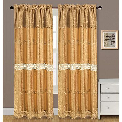Alisa Macrame Rod Pocket Window Room Darkening Panel