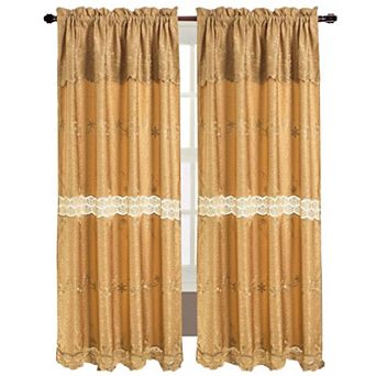Alisa Macrame Rod Pocket Window Room Darkening Panel