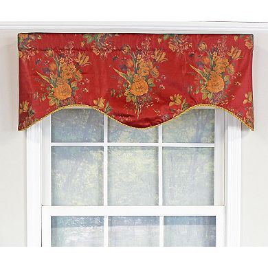 Eliza Corded Cornice 100% Cotton with Fully Lined 3" Rod Pocket Valnance for Windows